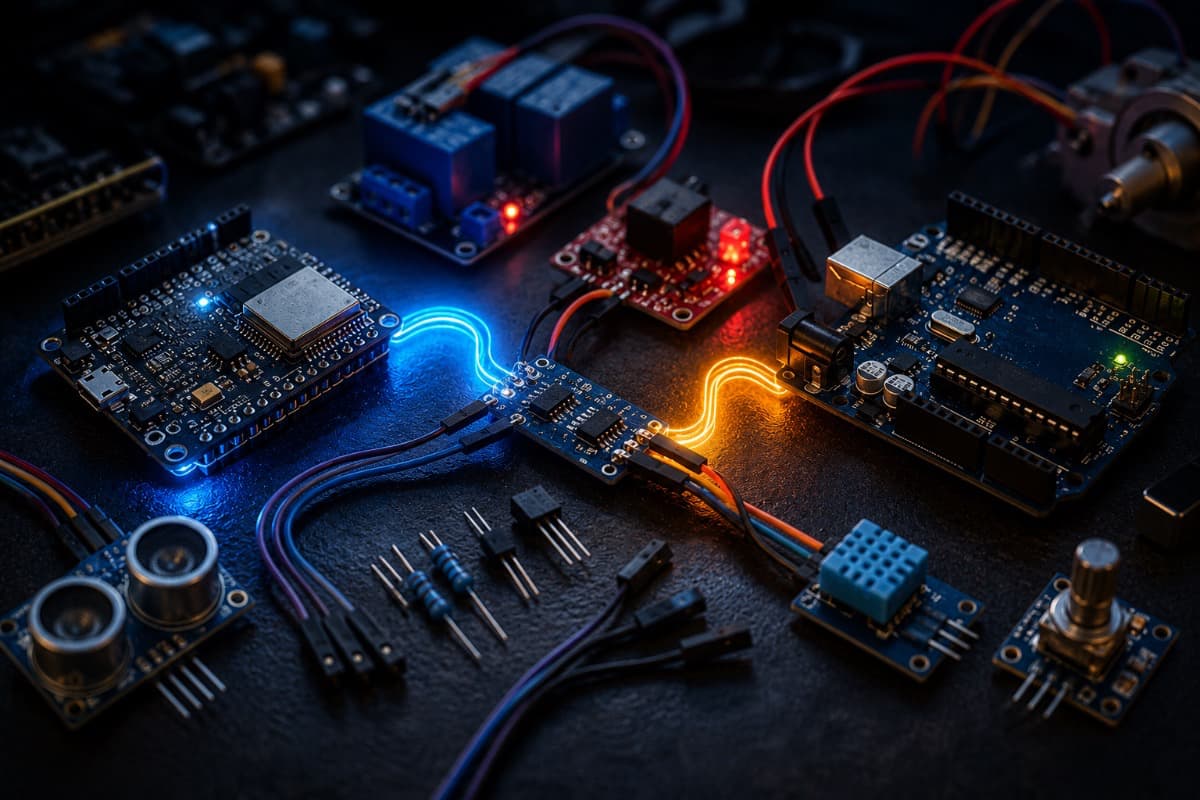 Почему модуль работал с Arduino, но не работает с ESP32