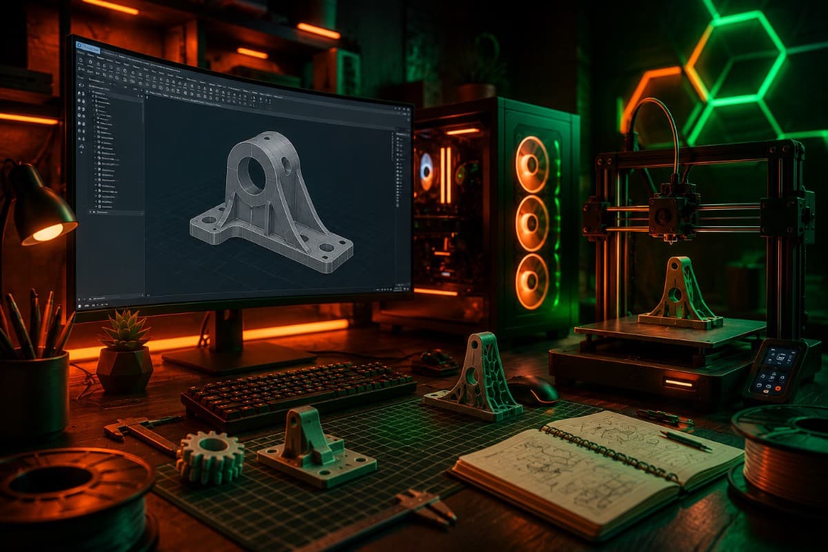 Программы для 3D-моделирования для 3D-принтера: что выбрать для деталей и фигурок