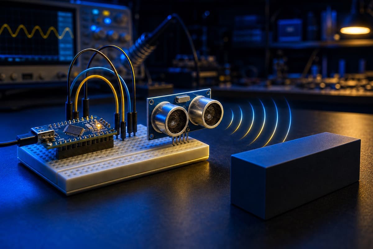 HC-SR04 с Arduino Nano: проверка точности ультразвукового датчика расстояния