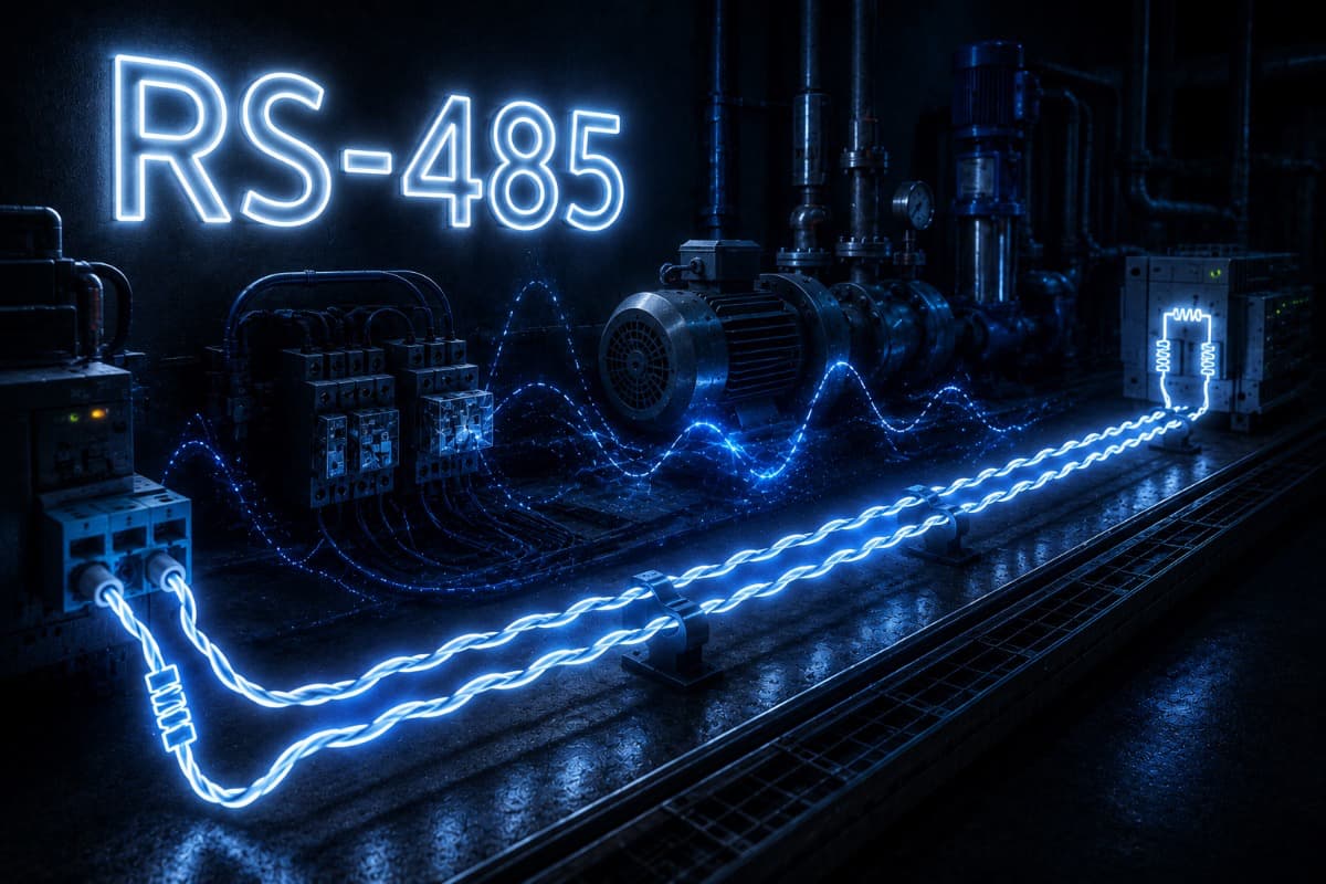 RS-485 линия на объекте: кабель, земля и помехи