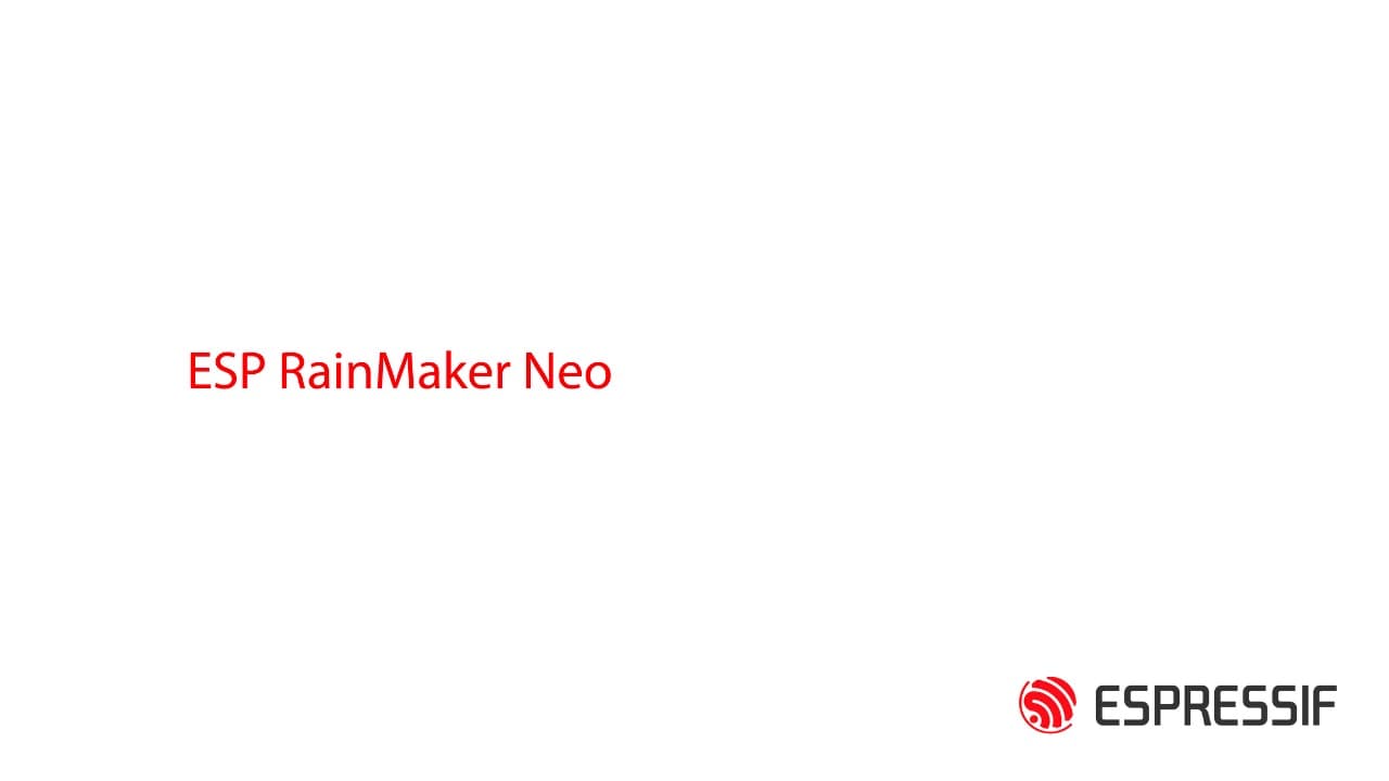 Espressif представила открытую платформу ESP RainMaker Neo