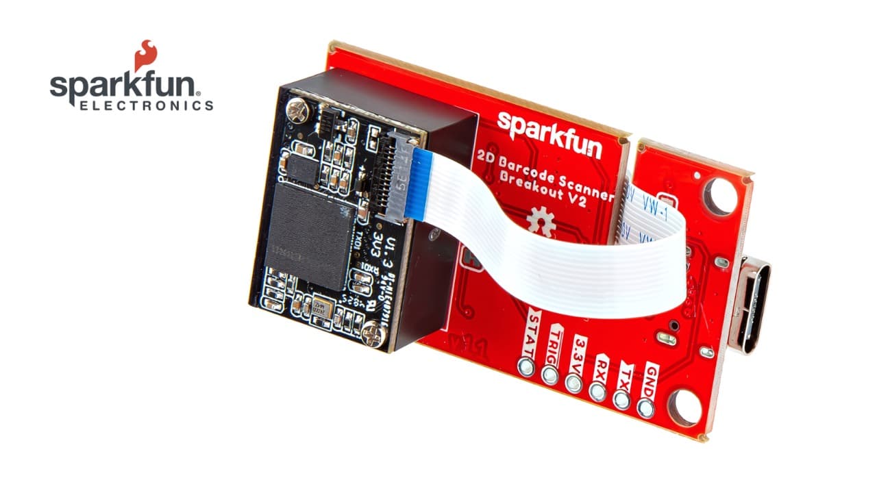 SparkFun выпустила вторую версию 2D-сканера штрихкодов