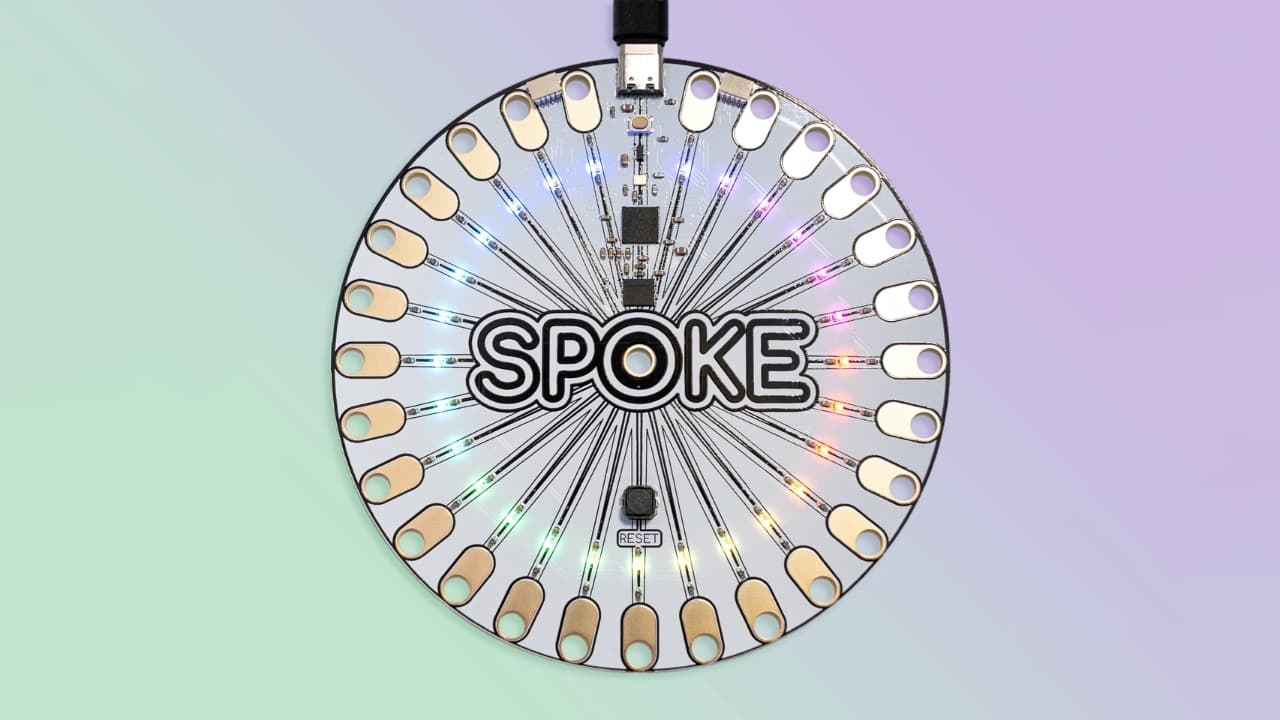 SPOKE на RP2040 получил 27 ёмкостных сенсорных площадок