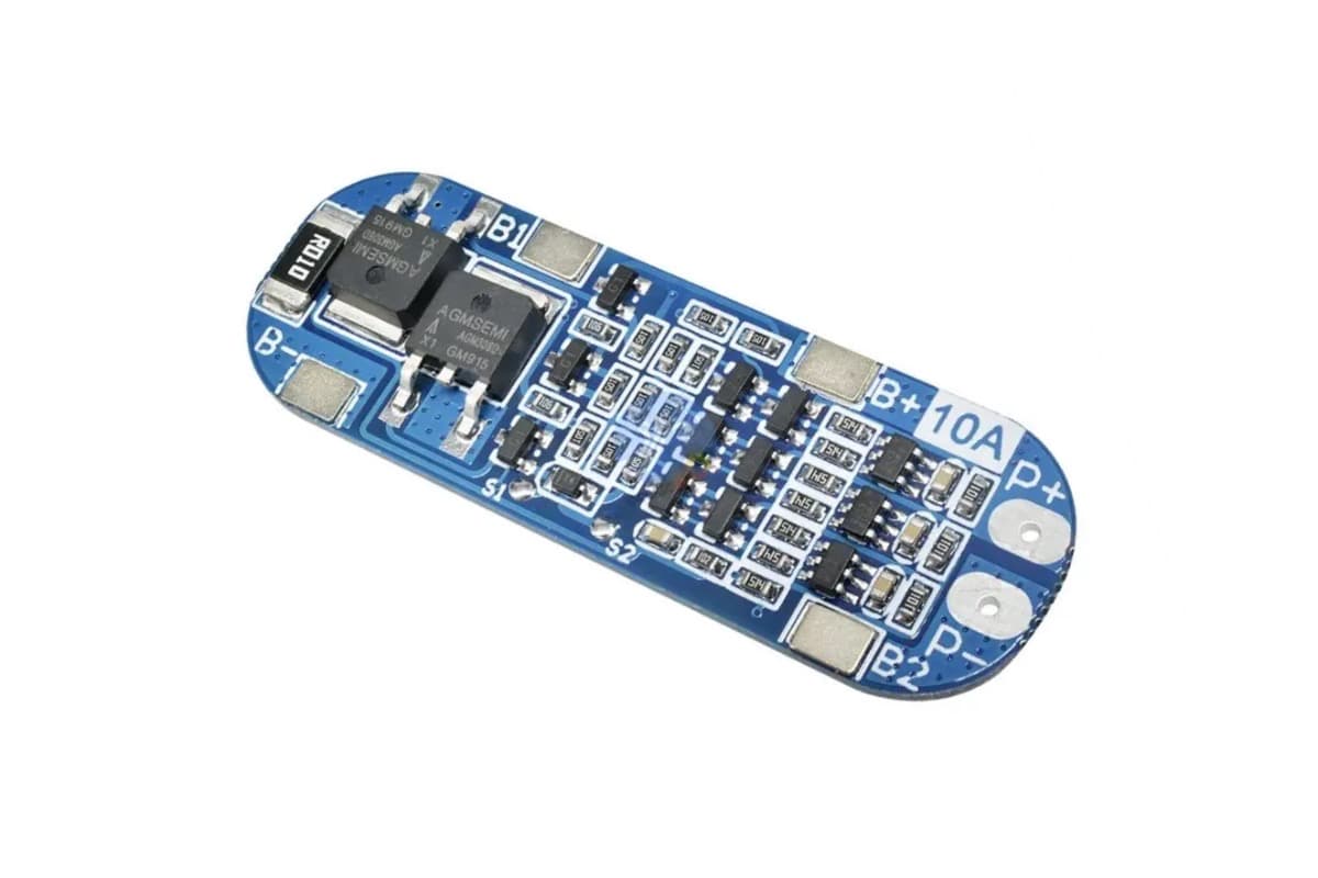 BMS 3S 11,1 В плата защиты Li-ion 18650 10 А