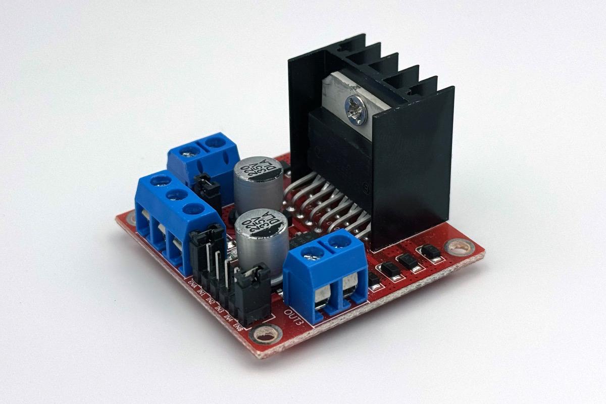 L298N (драйвер двигателей), двухканальный H-мост