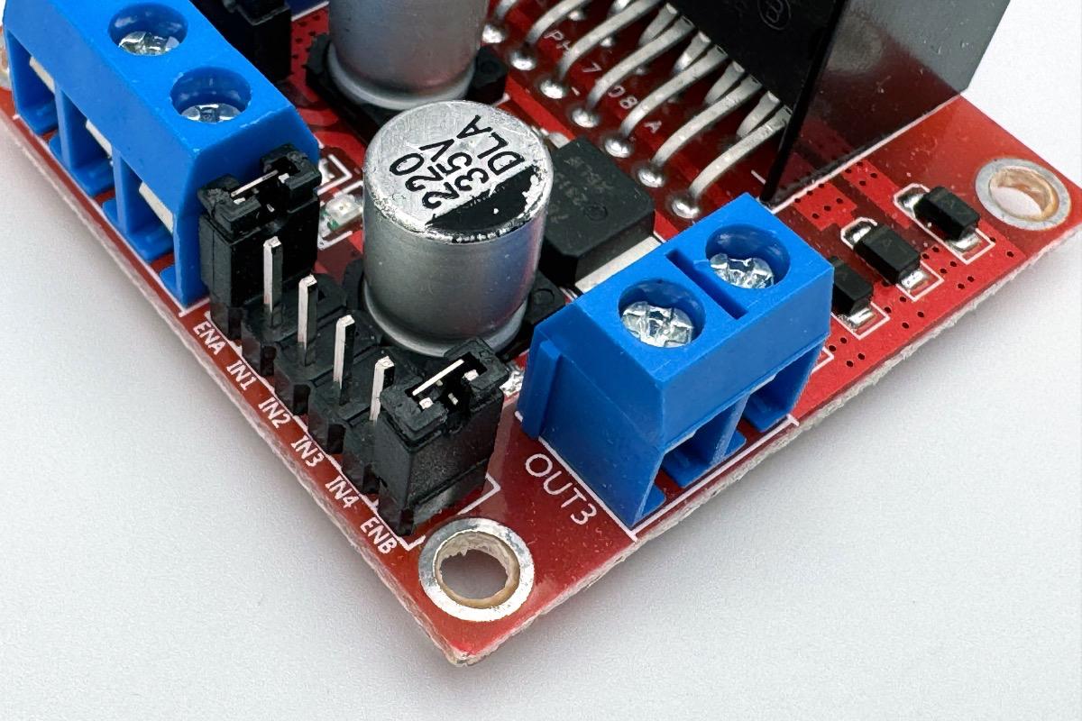 "L298N (драйвер двигателей), двухканальный H-мост" - вид 4