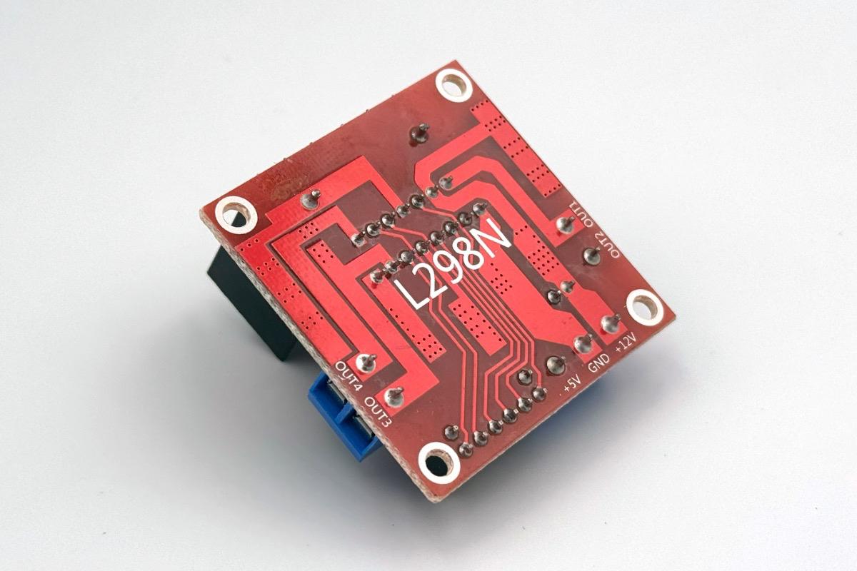 "L298N (драйвер двигателей), двухканальный H-мост" - вид 5