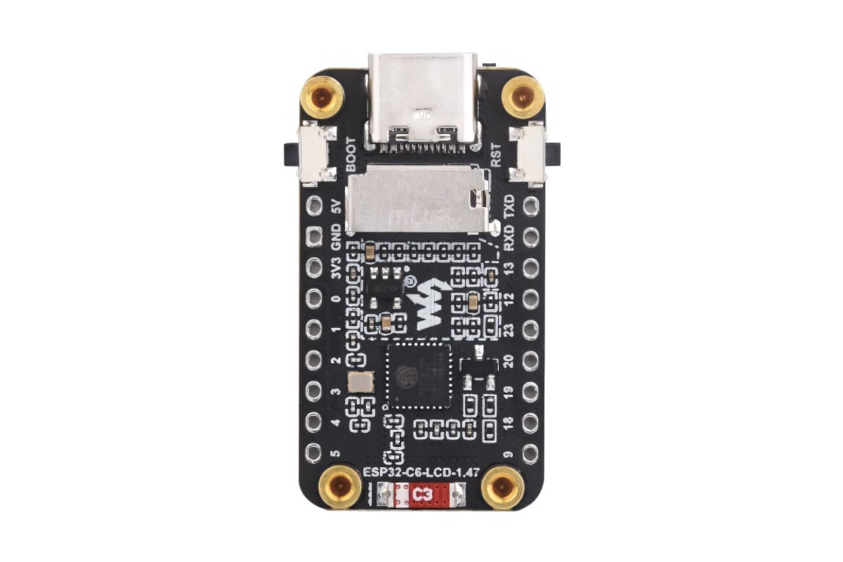 "ESP32-C6 LCD-1.47 (плата разработки с дисплеем), Wi-Fi 6, Bluetooth" - вид 5