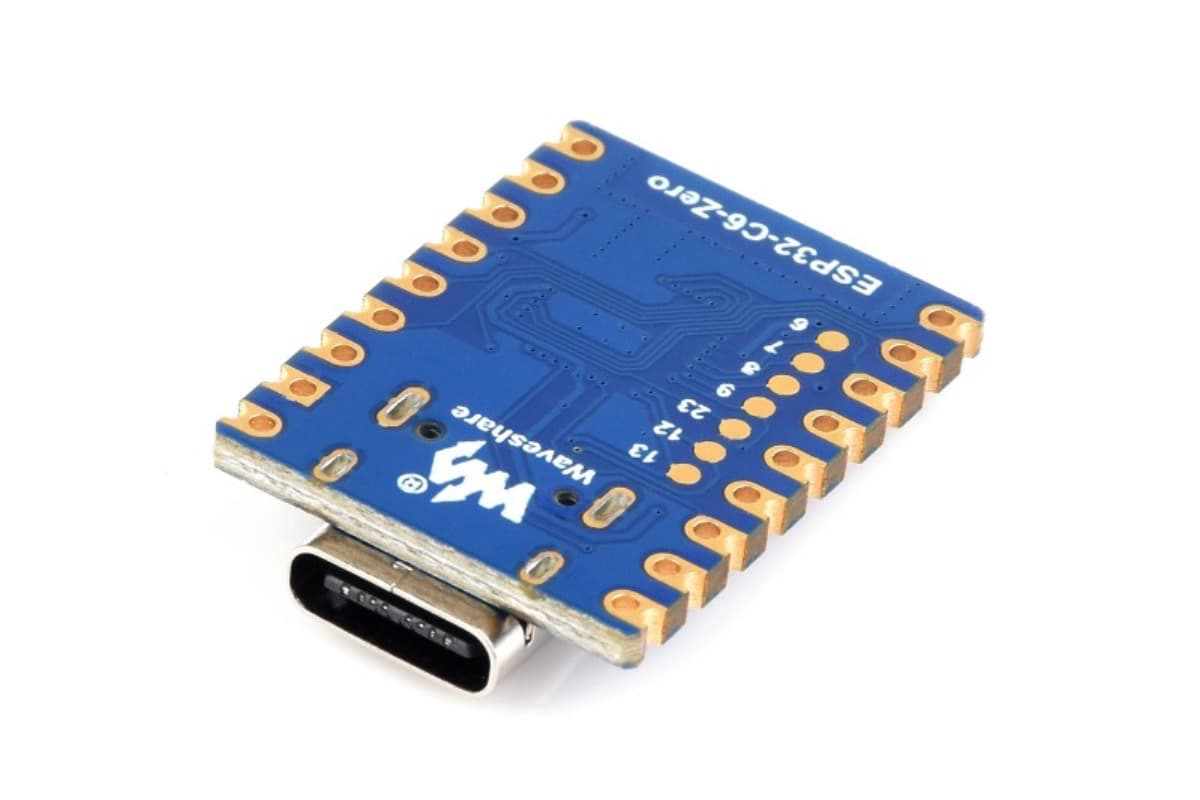 "ESP32-C6-Zero (плата разработки), Wi-Fi 6, Bluetooth, Zigbee, Thread" - вид 2