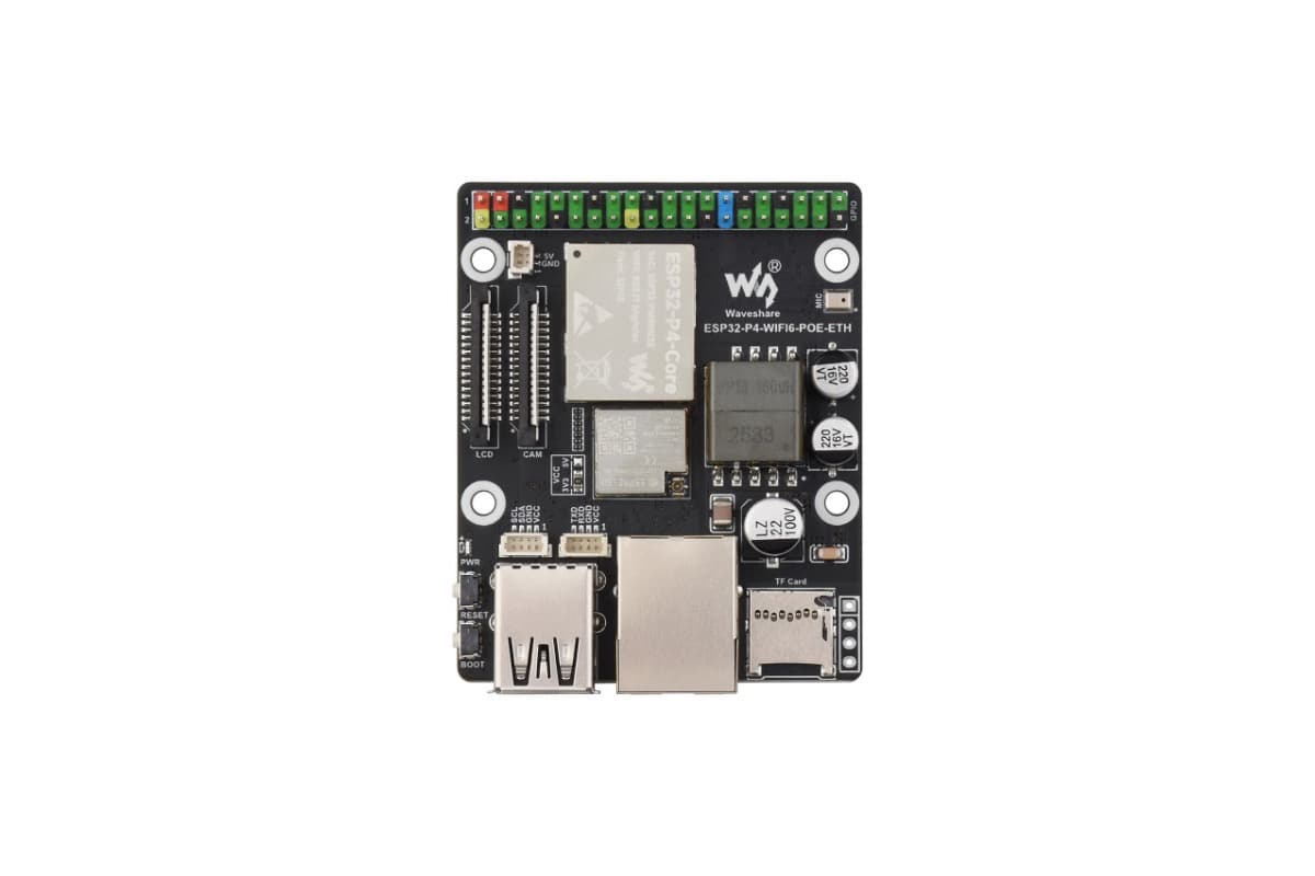 "ESP32-P4-WIFI6-POE-ETH (плата разработки с Ethernet), Wi-Fi 6, Bluetooth" - вид 2