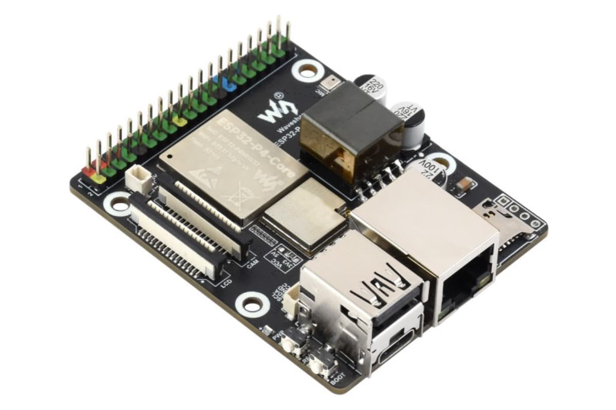 "ESP32-P4-WIFI6-POE-ETH (плата разработки с Ethernet), Wi-Fi 6, Bluetooth" - вид 4