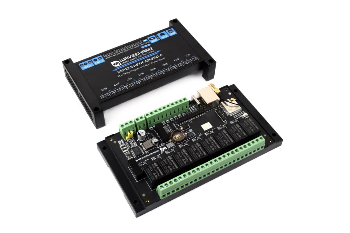 "ESP32-S3 промышленный Ethernet контроллер 8DI 8RO, 8 входов, 8 реле" - вид 5