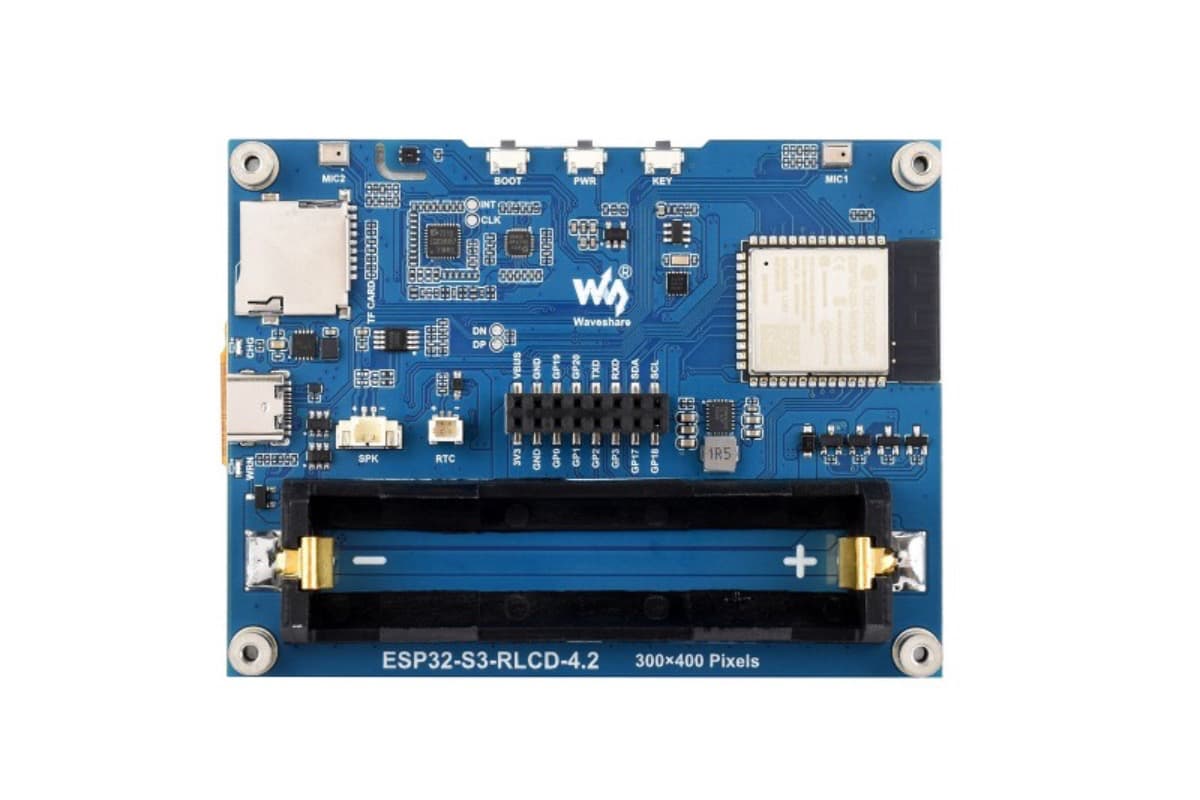 "ESP32-S3-RLCD-4.2 (плата разработки с RLCD-дисплеем 4.2″), Wi-Fi, Bluetooth" - вид 4