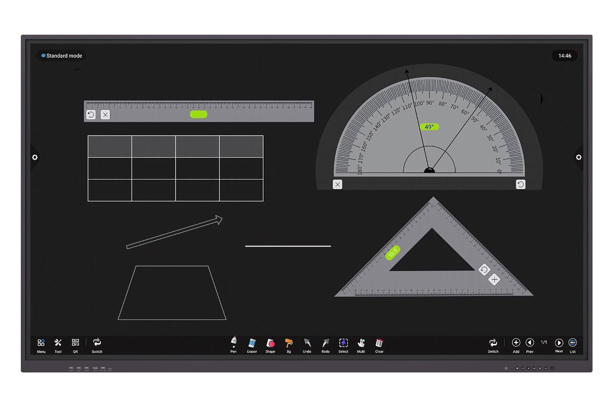 "Интерактивная панель GAOKE 75S-E8, 75″, 4K UHD" - вид 4