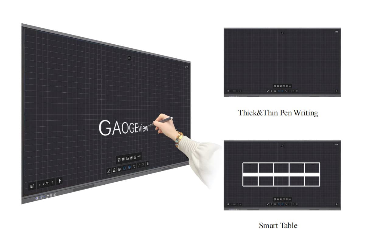 "Интерактивная панель GAOKE 85S-E6, 85″, 4K UHD" - вид 4