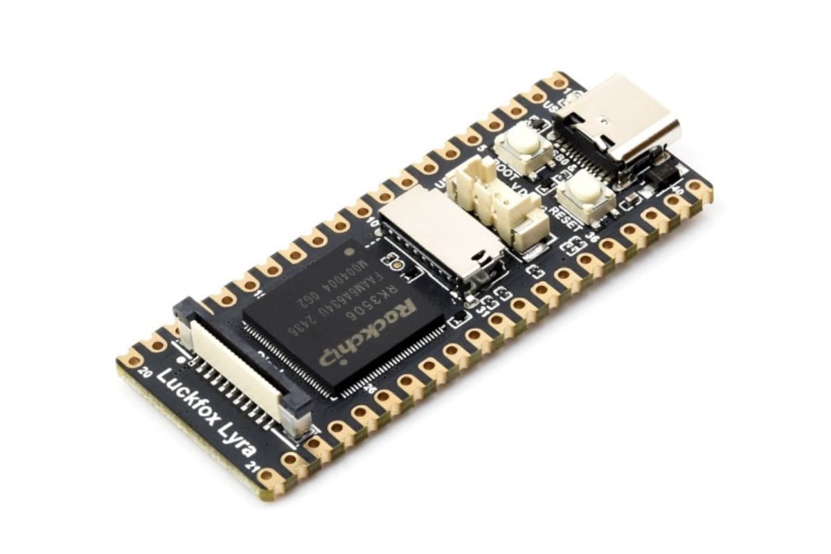 Luckfox Lyra B, RK3506, 128 МБ DDR3L, 256 МБ Flash