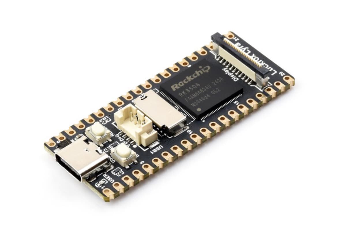 Luckfox Lyra, RK3506, 128 МБ DDR3L
