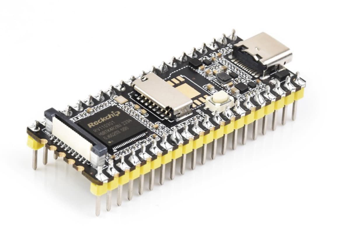 Luckfox Pico, RV1103G1, 64 МБ DDR2, с распаянными разъемами