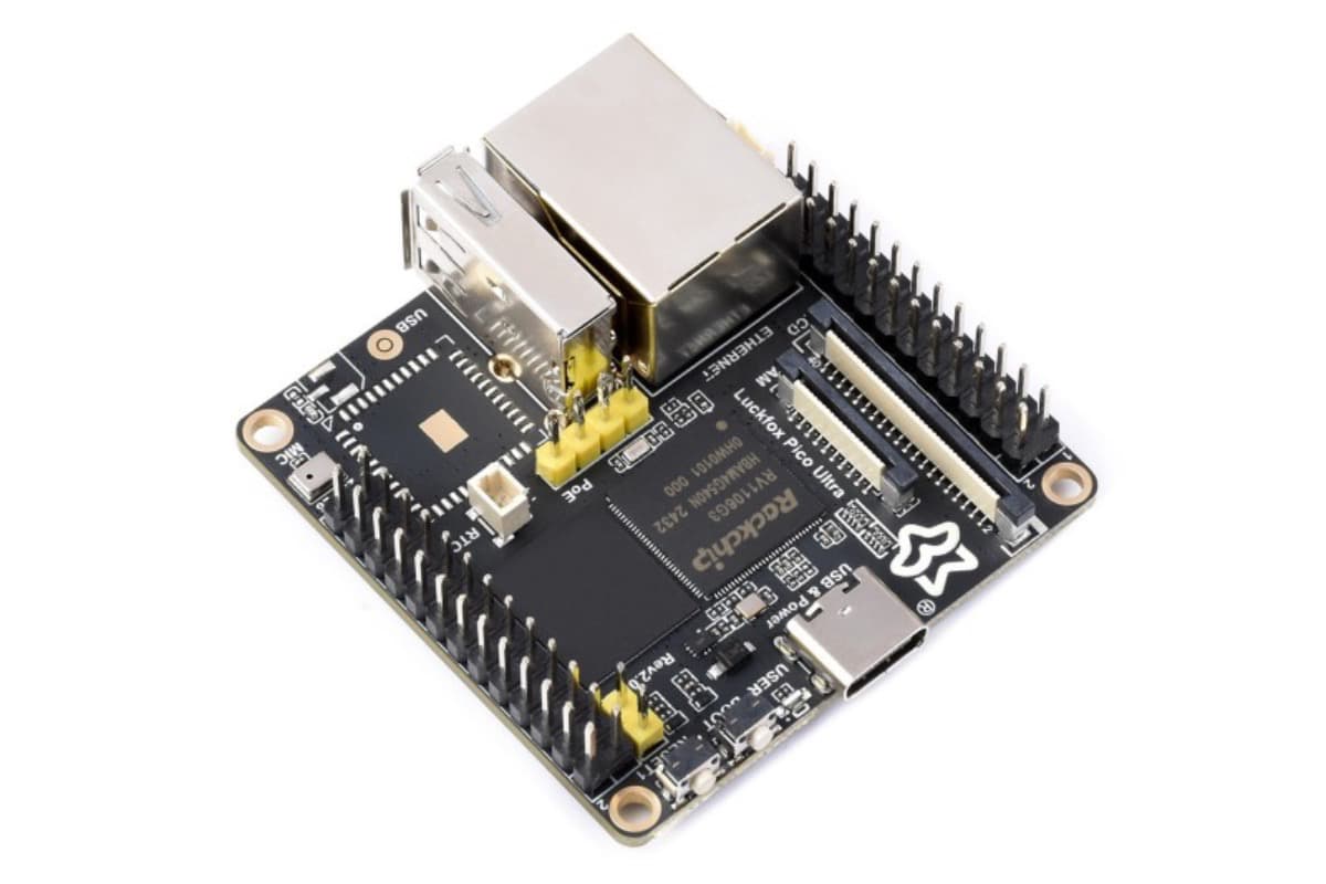 Luckfox Pico Ultra, RV1106, 256 МБ, 8 ГБ eMMC
