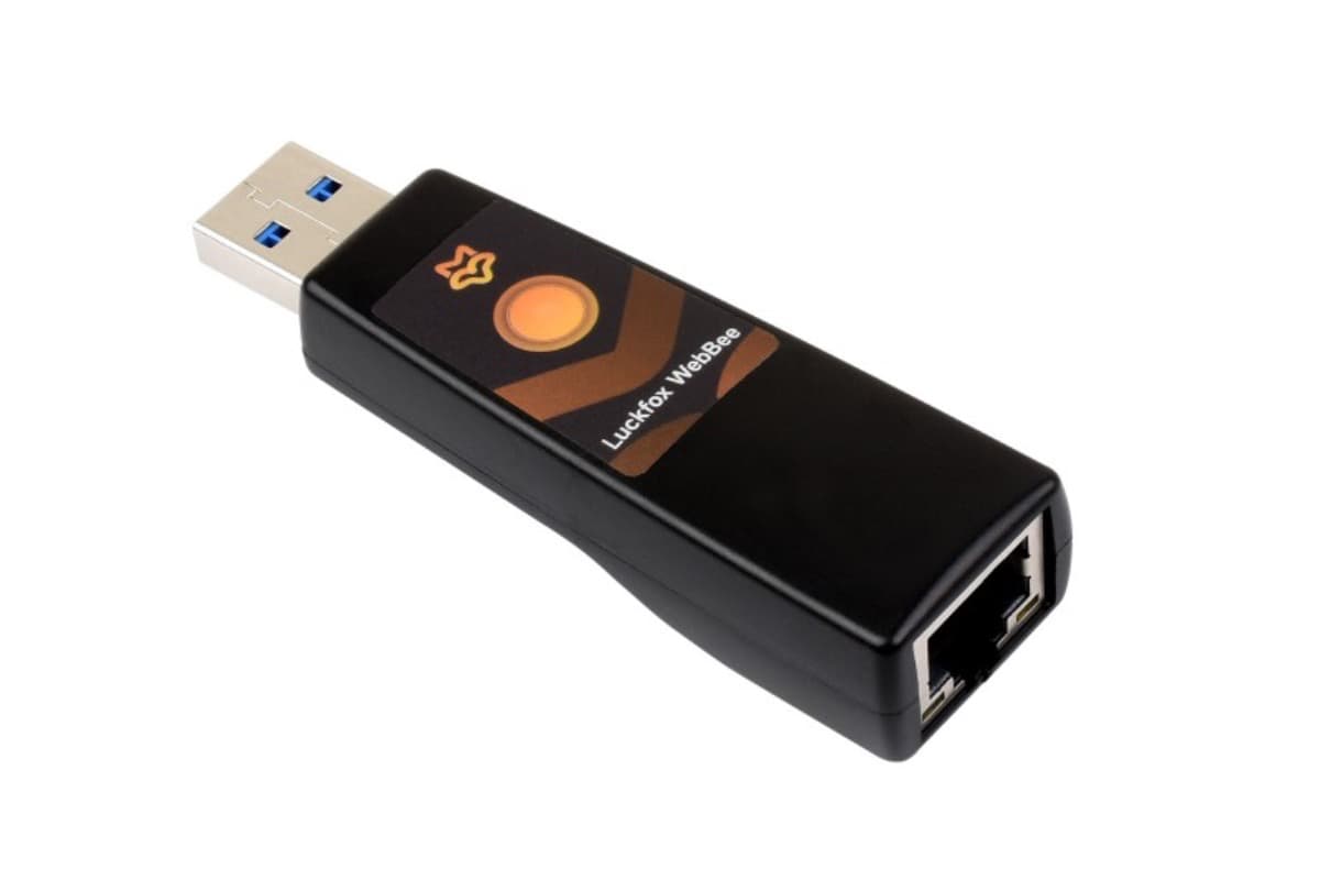 Luckfox WebBee, RV1103G1, 64 МБ DDR2, 128 МБ Flash, Ethernet