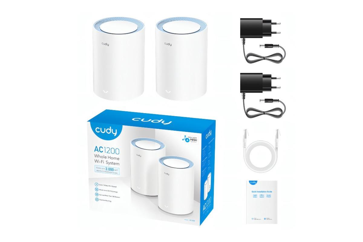 "Mesh Wi-Fi система Cudy M1200, 2-Pack" - вид 3