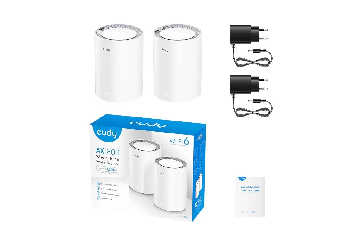 "Mesh Wi-Fi система Cudy M1800, Wi-Fi 6, AX1800, 2-Pack" - вид 5