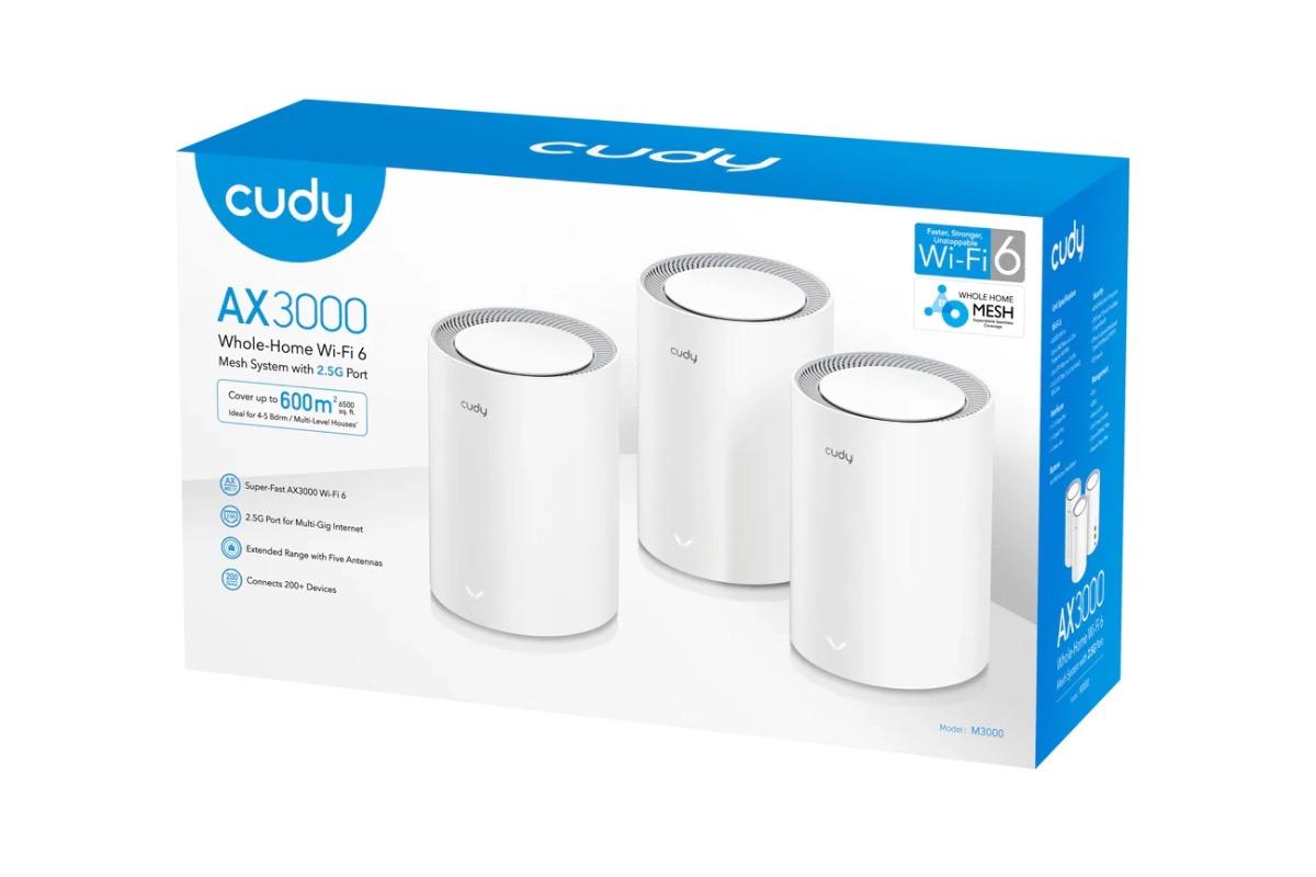 "Mesh Wi-Fi система Cudy M3000, Wi-Fi 6 AX3000, 3-Pack" - вид 5