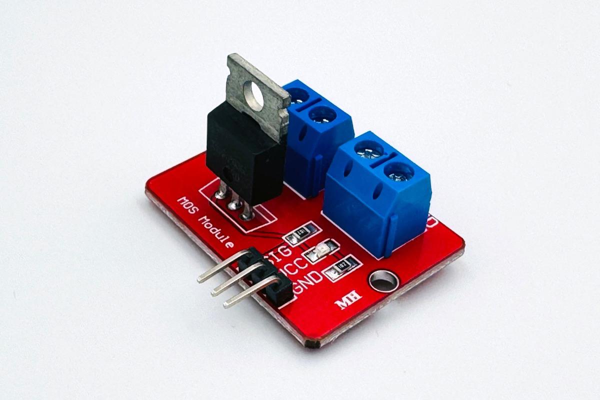 IRF520 (модуль MOSFET), 1 канал, 24 В