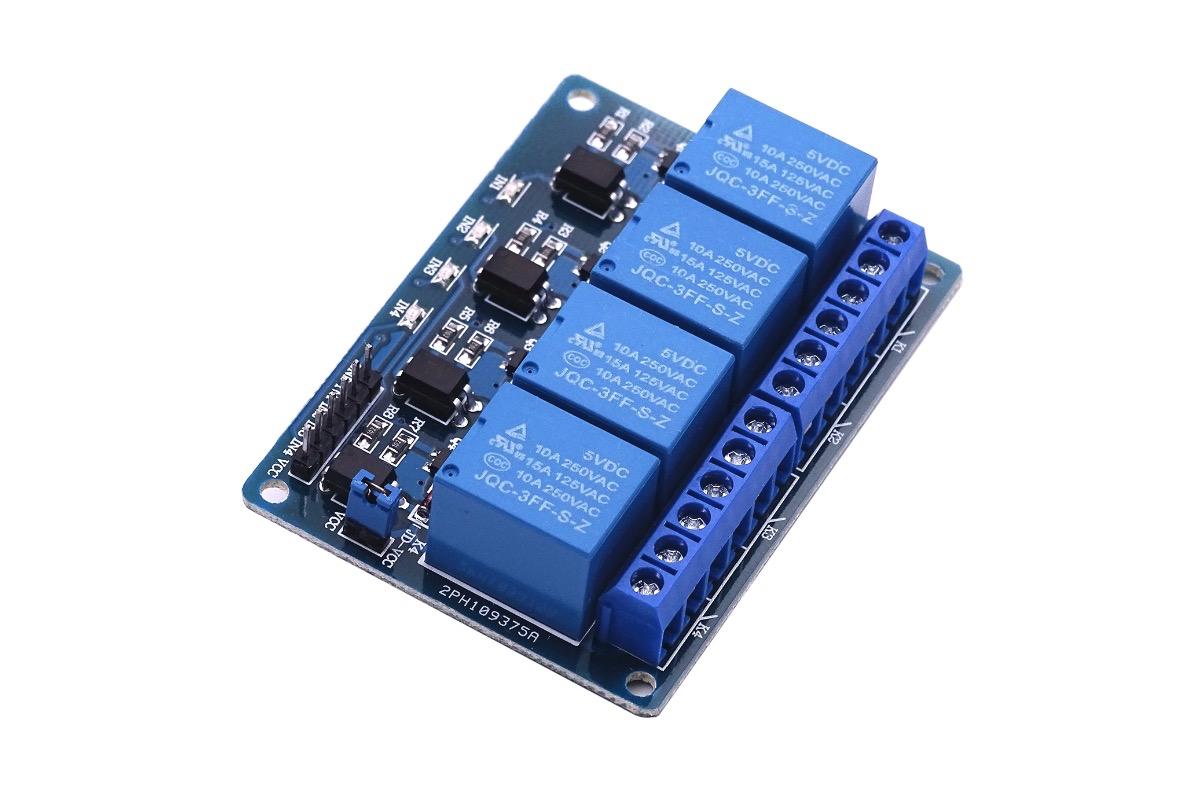 Модуль реле 4-канальный, 5 В