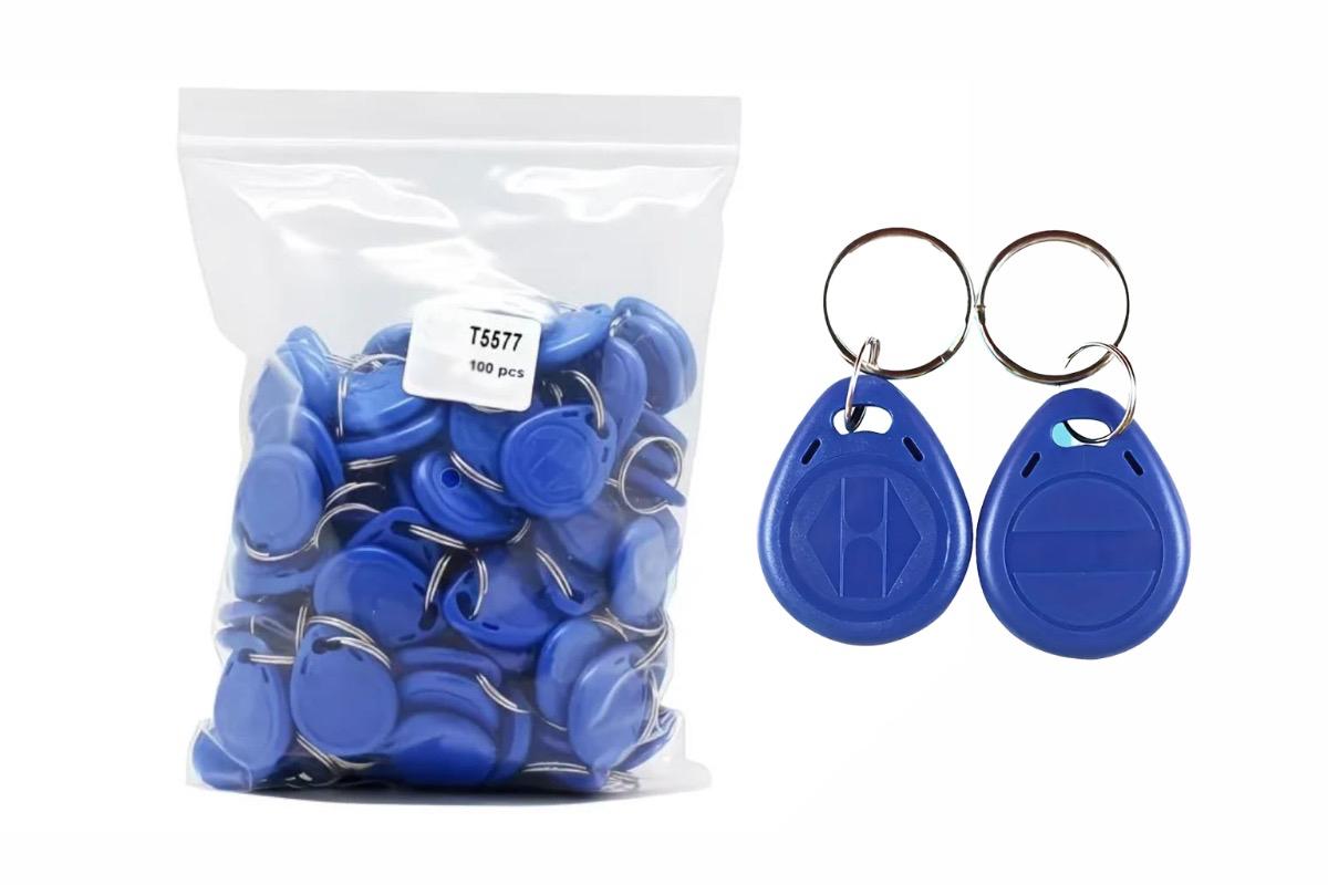 Перезаписываемые RFID-чипы T5577 EM-Marine ID, 125 кГц, 100 шт