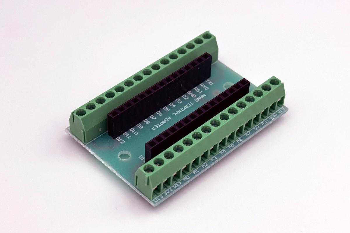 "Плата расширения интерфейса GPIO Arduino NANO IO Shield V1.0" - вид 2
