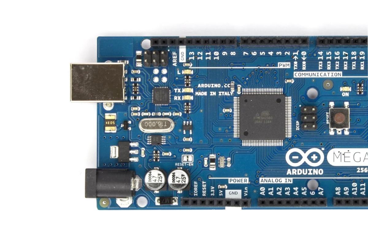 "Arduino Mega 2560 R3 (совместимая плата), DC-Jack, USB Type-B" - вид 2
