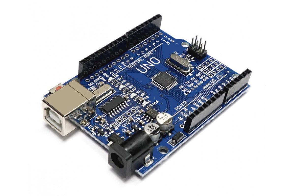 "Arduino Uno R3 (совместимая плата), CH340, USB Type-B" - вид 2