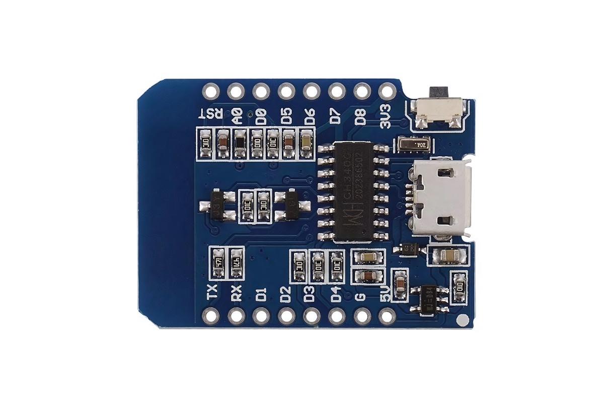 "WeMos D1 mini (плата разработки), ESP8266EX, Wi-Fi, CH340G" - вид 2