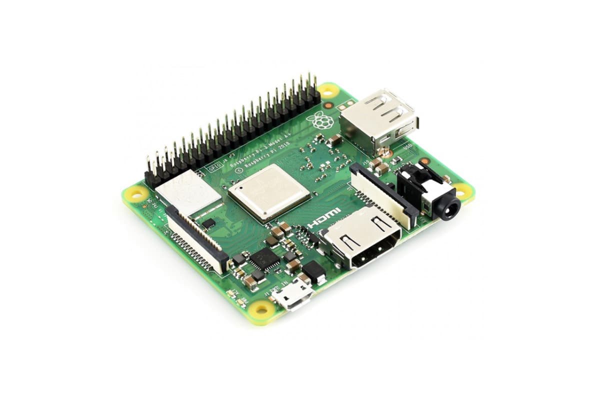 Raspberry Pi 3 Model A+ (одноплатный компьютер), BCM2837B0, Wi-Fi, Bluetooth
