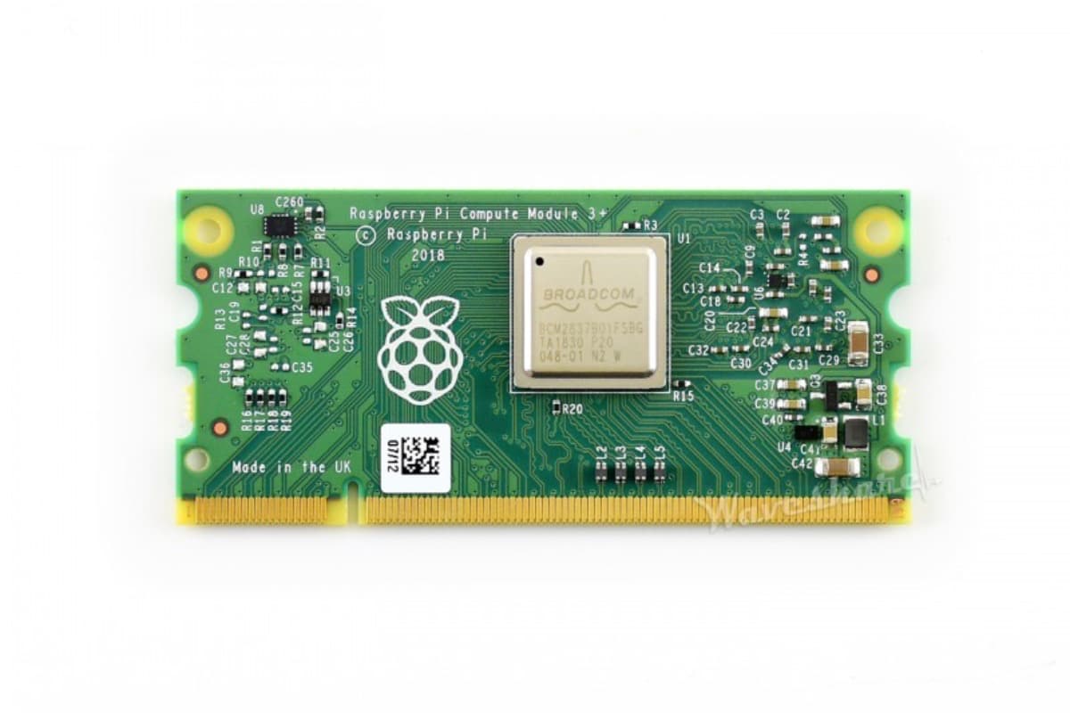 Raspberry Pi Compute Module 3+ Lite (вычислительный модуль), BCM2837B0