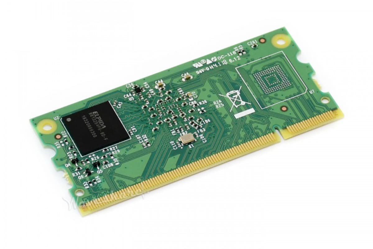 "Raspberry Pi Compute Module 3+ Lite (вычислительный модуль), BCM2837B0" - вид 3