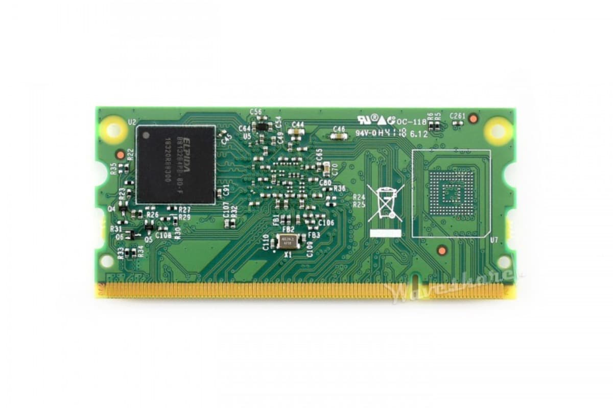 "Raspberry Pi Compute Module 3+ Lite (вычислительный модуль), BCM2837B0" - вид 4