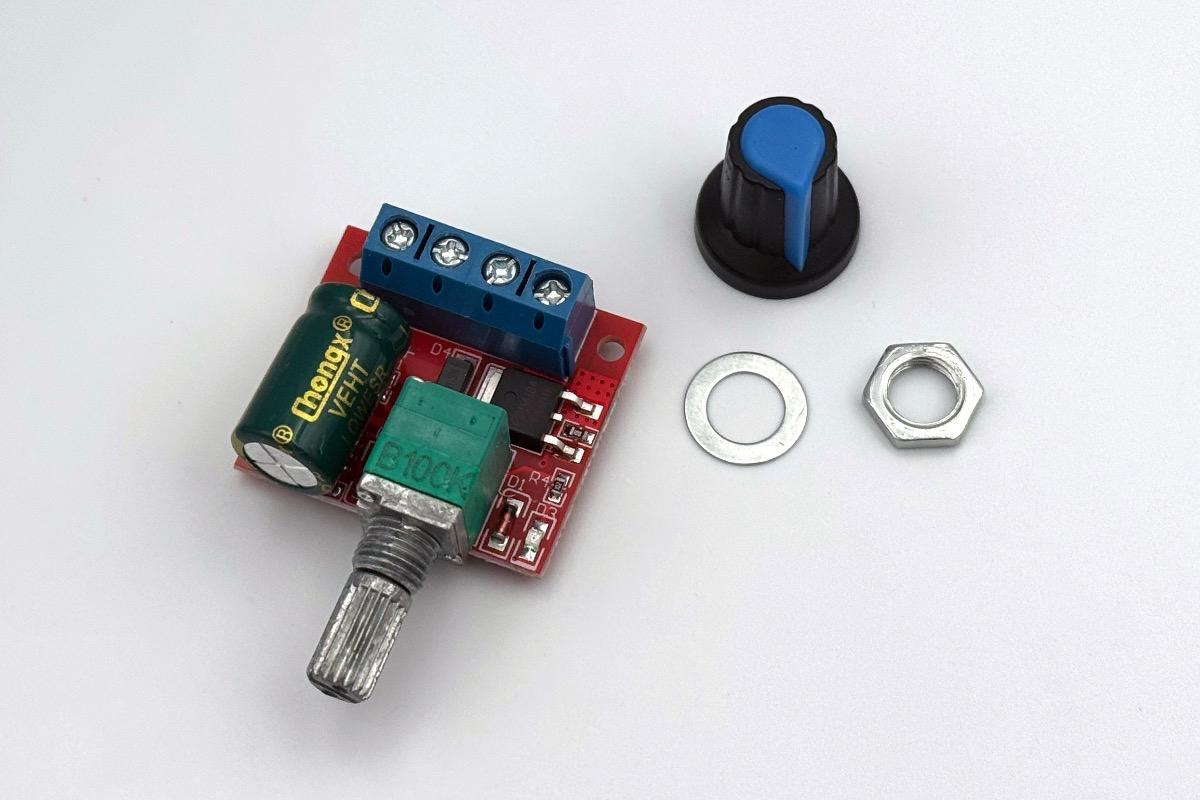 "Регулятор скорости двигателя постоянного тока (ШИМ) 4,5-35В, 5А, 90Вт" - вид 3