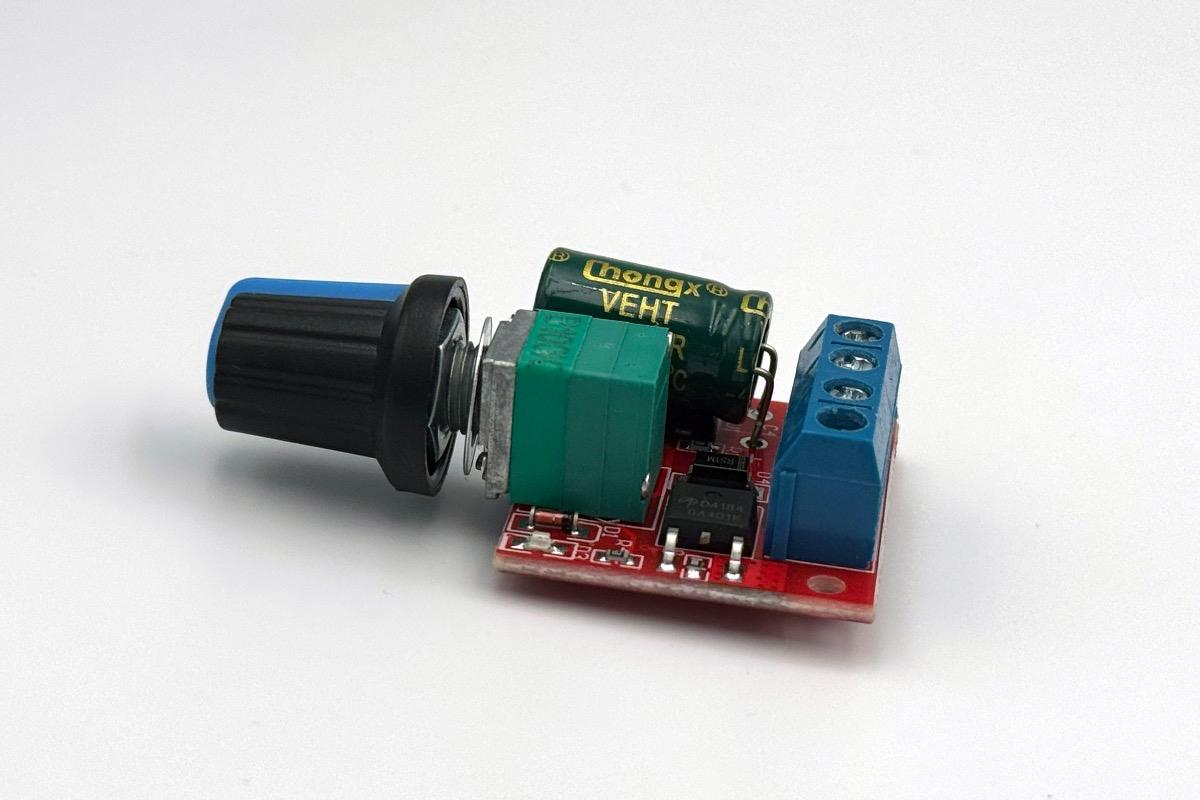 "Регулятор скорости двигателя постоянного тока (ШИМ) 4,5-35В, 5А, 90Вт" - вид 4