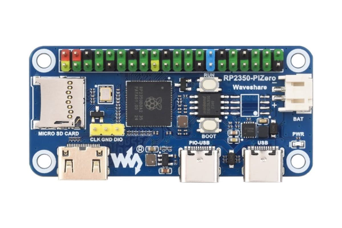 "RP2350-PiZero (плата разработки), RP2350B" - вид 2