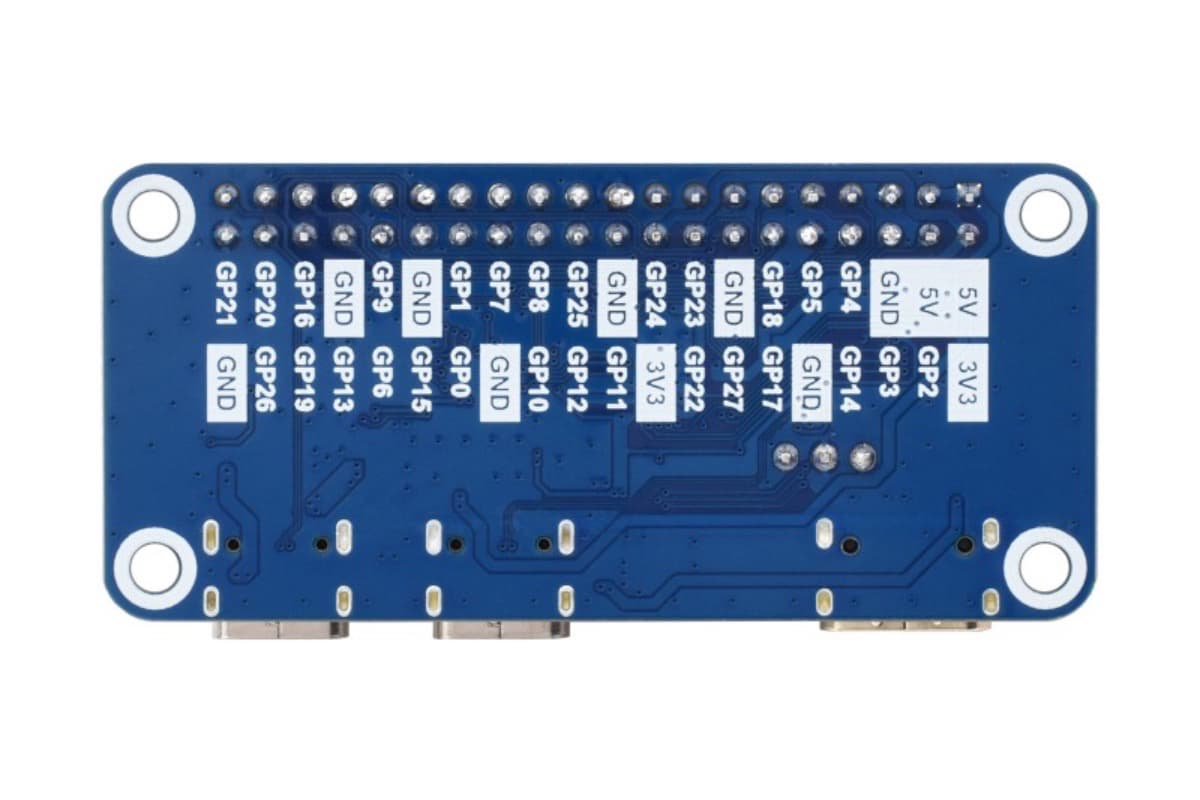"RP2350-PiZero (плата разработки), RP2350B" - вид 3