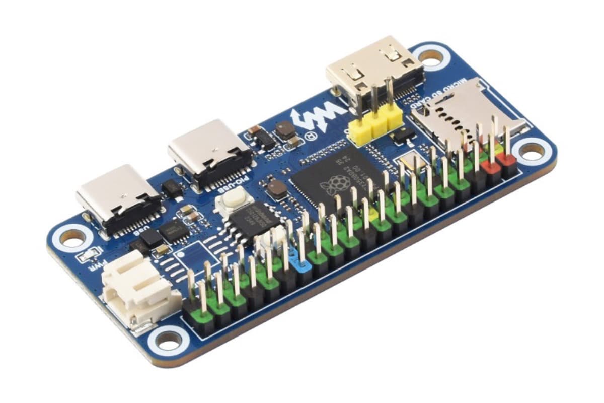 "RP2350-PiZero (плата разработки), RP2350B" - вид 4