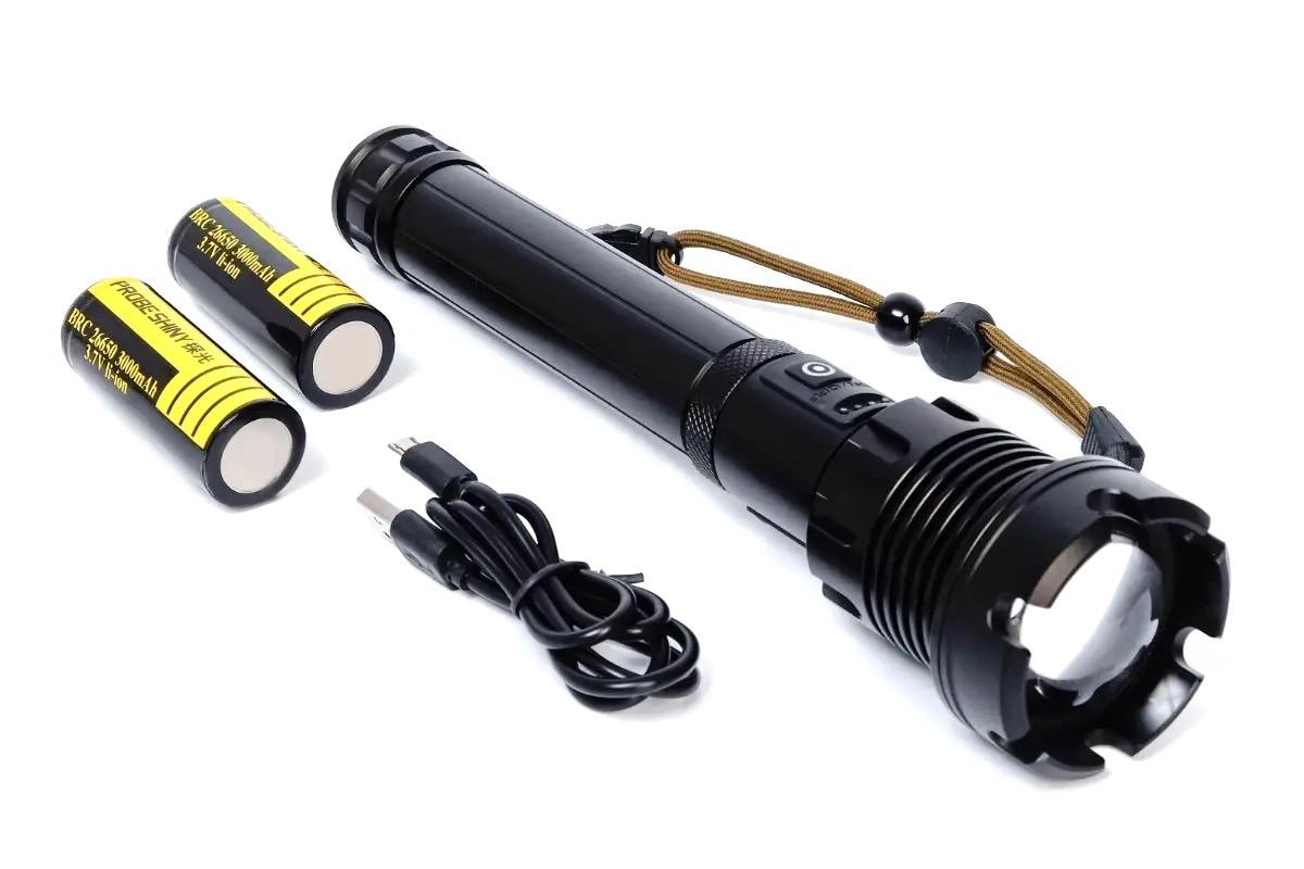 "Ручной фонарь, аккумуляторный, 5000 мАч, P90" - вид 4