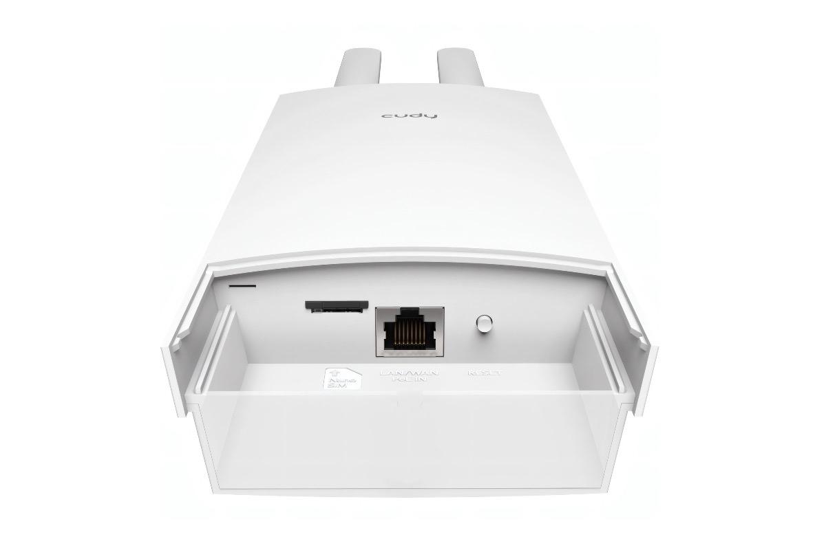 "Уличная точка доступа Cudy LT400, 3G/4G LTE, Wi-Fi N300, PoE" - вид 3