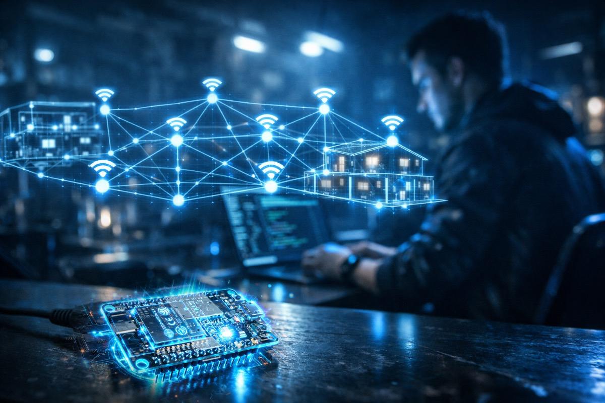 Интеграция точки доступа Wi-Fi в проект на ESP32