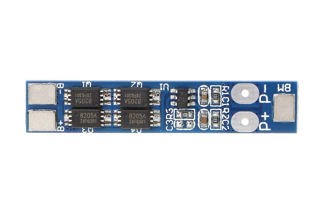 "BMS 2S 7,4 В плата защиты Li-ion 18650 8 А" - вид 2