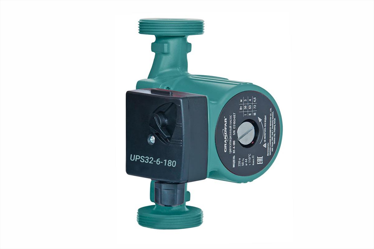 Циркуляционный насос GRANDFAR UPS32-6-180, 93 Вт