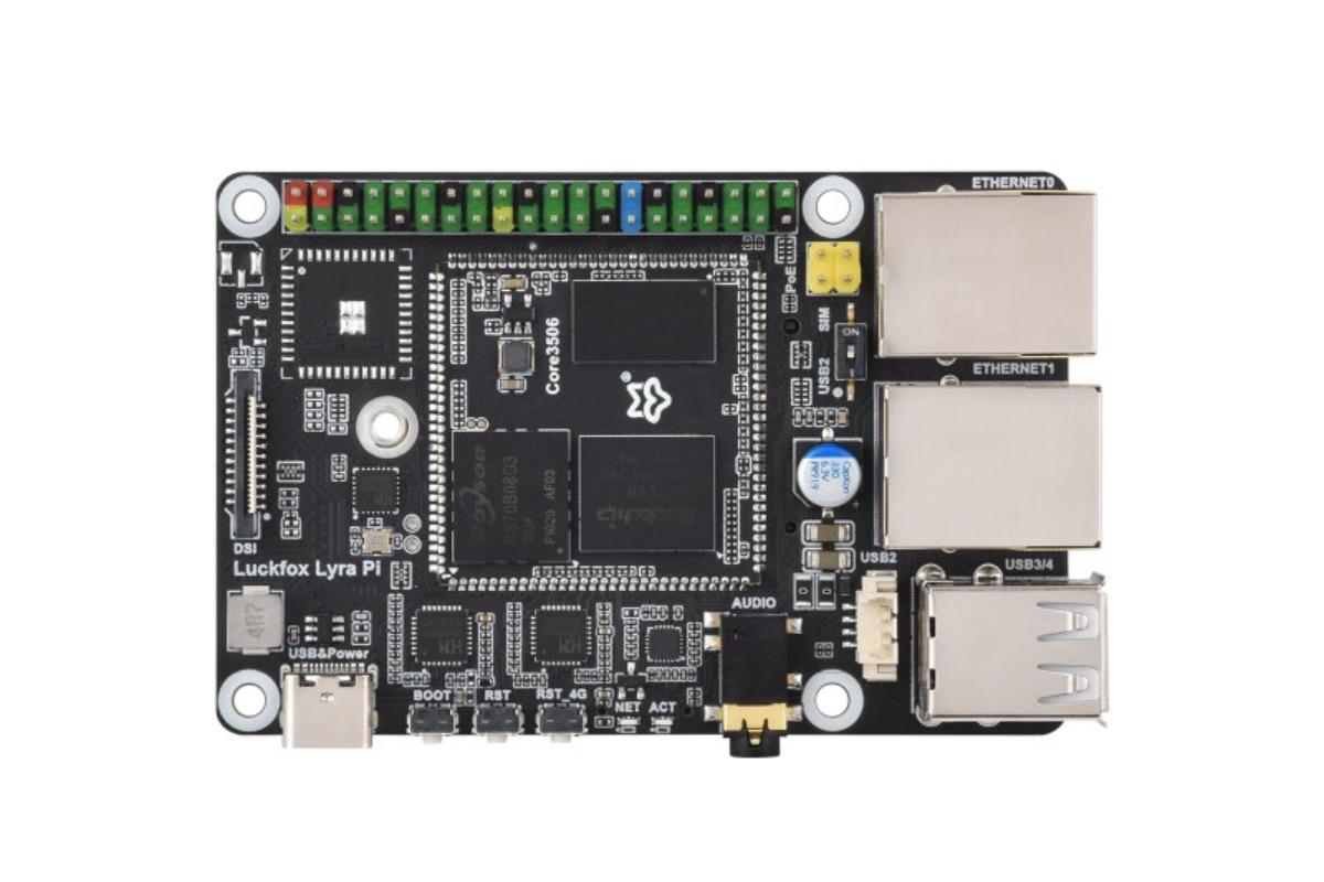 "Luckfox Lyra Pi A, RK3506, 512 МБ DDR3L, 8 ГБ eMMC" - вид 2