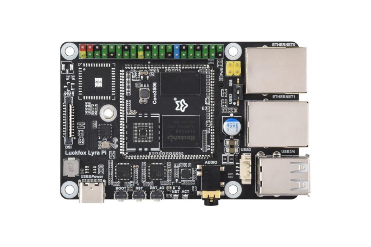 "Luckfox Lyra Pi B, RK3506, 512 МБ DDR3L" - вид 4
